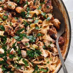 Stovetop Chicken Stroganoff