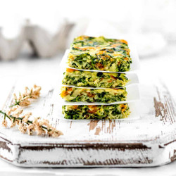Spinach Zucchini Baby Frittata Recipe