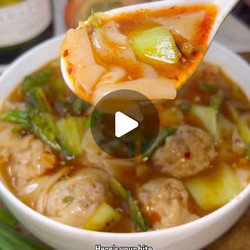 Deconstructed Wonton Soup