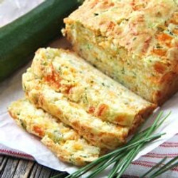 Zucchini, Cheddar Cheese &amp; Chive Buttermilk Quick Bread