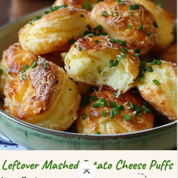 Leftover Mashed Potato Cheese Puffs