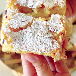 Almond Buttercake Bars