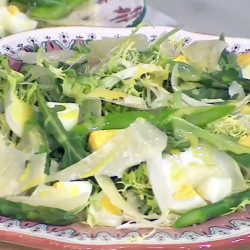 Asparagus Salad With Parmesan And Mustard Vinaigrette