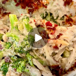 Low Carb Chicken Ranch Bake