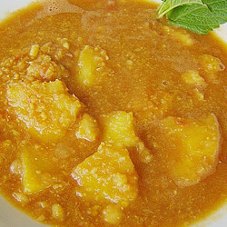 Ananas - Kichererbsen - Suppe