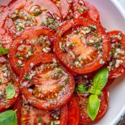 Rachel's Favorite Marinated Tomatoes