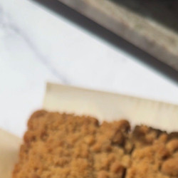 Brown Butter Peach Coffee Cake