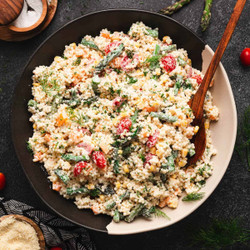 Summer Vegetable Acini De Pepe Salad