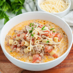 Creamy Parmesan Italian Sausage Soup