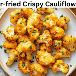 Keto Air-fried Crispy Cauliflower