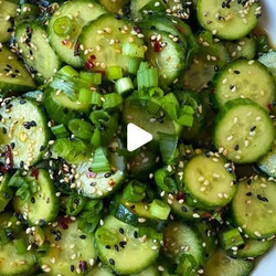 Viral Asian Cucumber Salad