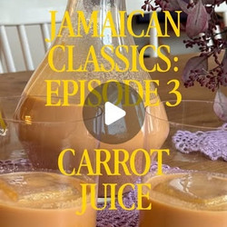Jamaican Carrot Juice