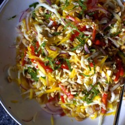 Mango Slaw With Cashews And Mint