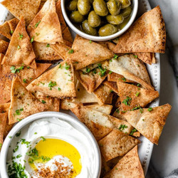 Olive Oil-Sea Salt Pita Chips