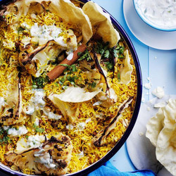 Roast Cauliflower Biryani