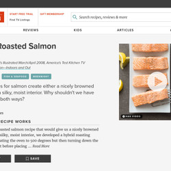 Basics: Oven-roasted Salmon