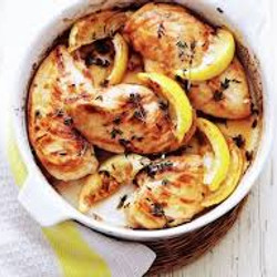 Citroenkip met rijst (mealprep)