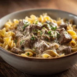 Crockpot Beef Stroganoff