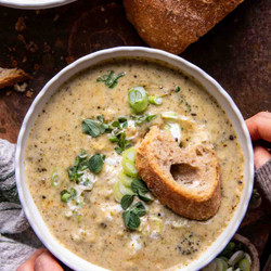 Easy Spicy Broccoli Cheddar Potato Soup