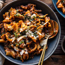 Slow Cooker Red Wine Braised Short Rib Pasta