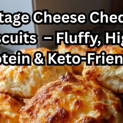 Cottage Cheese Cheddar Biscuits
