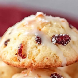 Orange Cranberry Ricotta Cookies