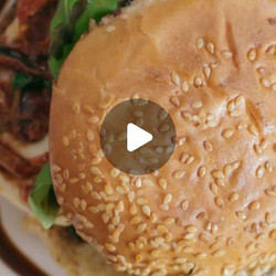 Aubergine Parmigiana Burger