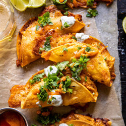Buffalo Chicken Tacos w/ Jalapeño Ranch