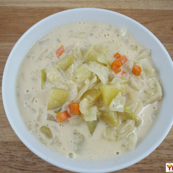 Creamy Cabbage And Potato Soup