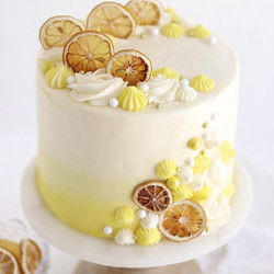 Lemon Cake With Lemon Cream Cheese Buttercream