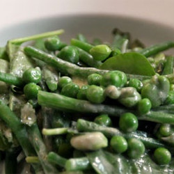 Crisp Greens In A Silky Sauce Nigel Slater sides salads vego