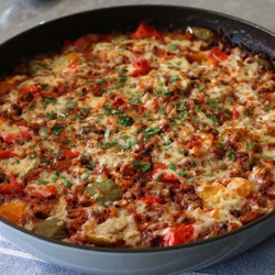 One-pan Stuffed Pepper Casserole