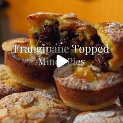 Frangipane Topped Mince Pies