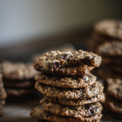 Oatmeal Hazelnut Chocolate Chip Cookies