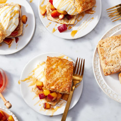 Spiced Peach Shortcakes