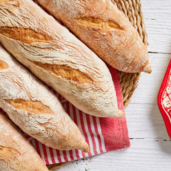 The Easiest No Knead Baguette Recipe