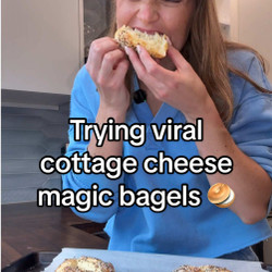 Viral Magic Healthy Cottage Cheese Bagels