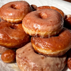 Classic Vanilla Bean Glazed Donuts