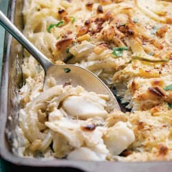 Baked Fish In Tahini Sauce (siniyet Samak Bil Tahineh)