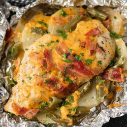 Bacon Ranch Chicken Foil Packet