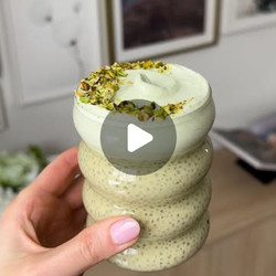 Pistachio Gelato Chia Pudding