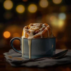 Cinnamon Roll In A Mug