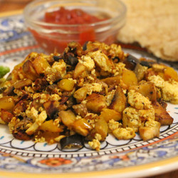 A Basic, Tasty Tofu Scramble - Whitney E. Rd