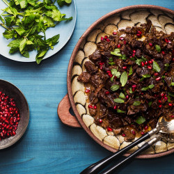 Easy Lamb Tagine With Pomegranate