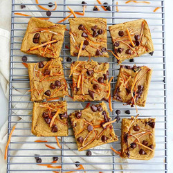 Carrot And White Bean Vegan Blondies