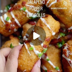 Jalapeño Popper Egg Rolls