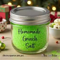 Homemade Grinch Salt