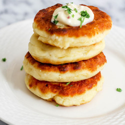Easy Potato Pancakes (with Leftover Mashed Potatoes)