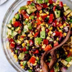 Black Bean And Corn Salsa With Avocado