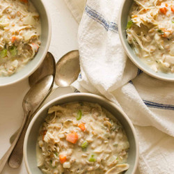 Creamy Chicken And Farro Soup
